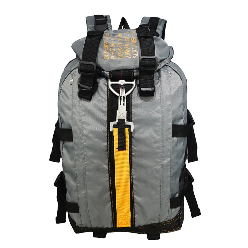 Front view of the Dino Trail Pro Pack in gray color.