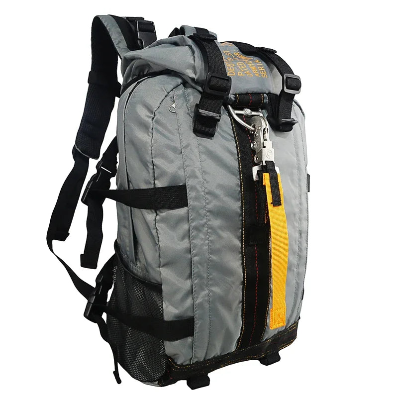 Side view of the Dino Trail Pro Pack in gray color